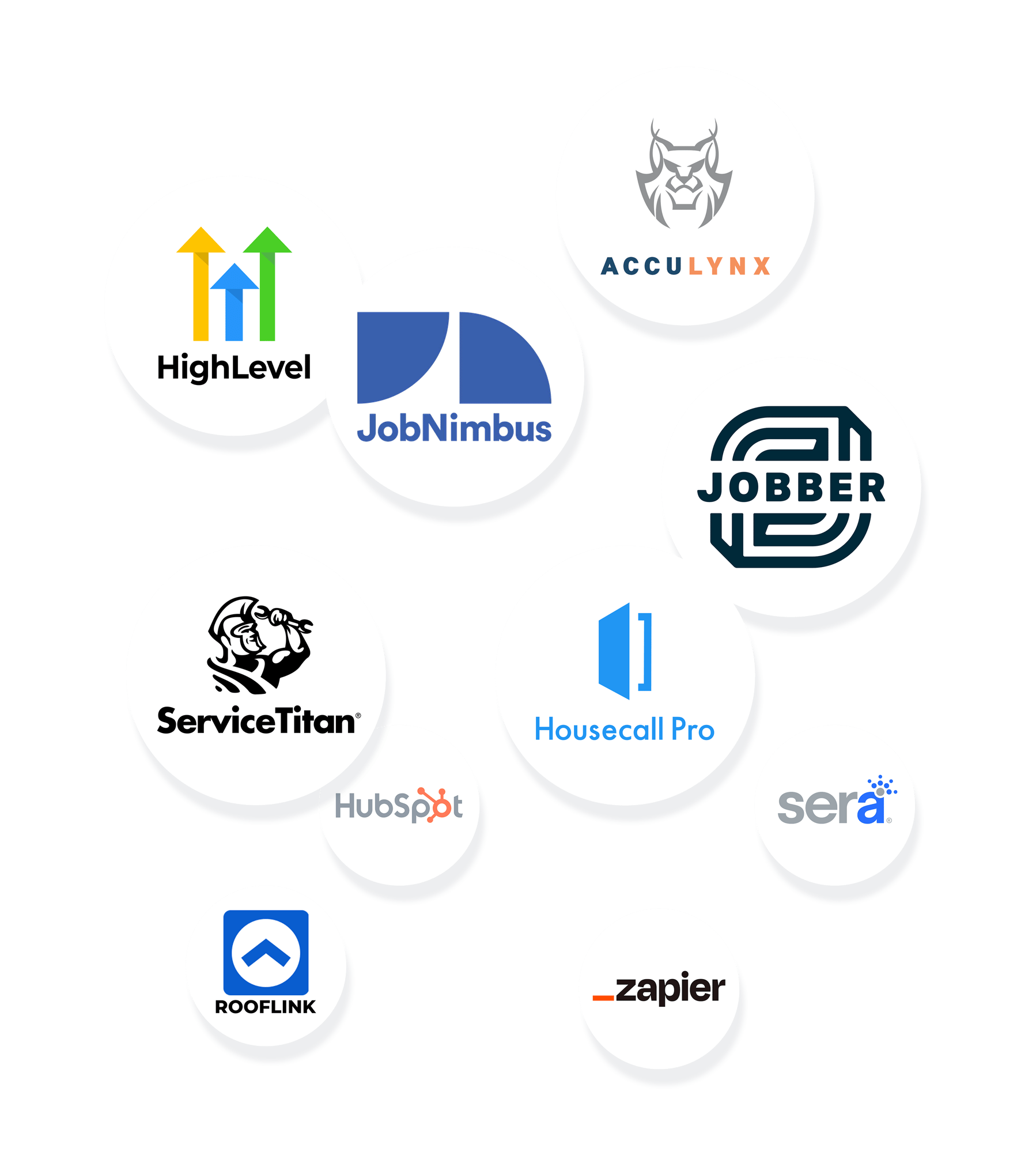 CRM ROund Logos