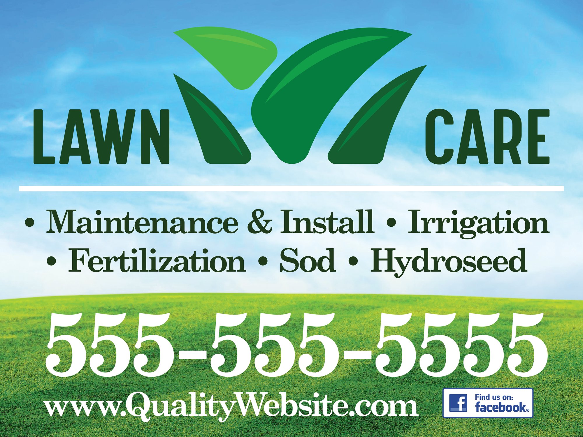 Copy of Lawn Care - YS Template - 24x18 8