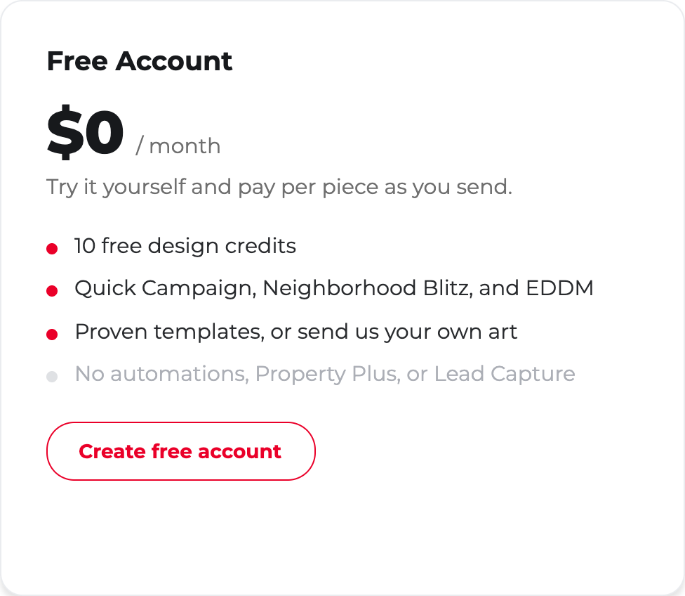 FREE pricing