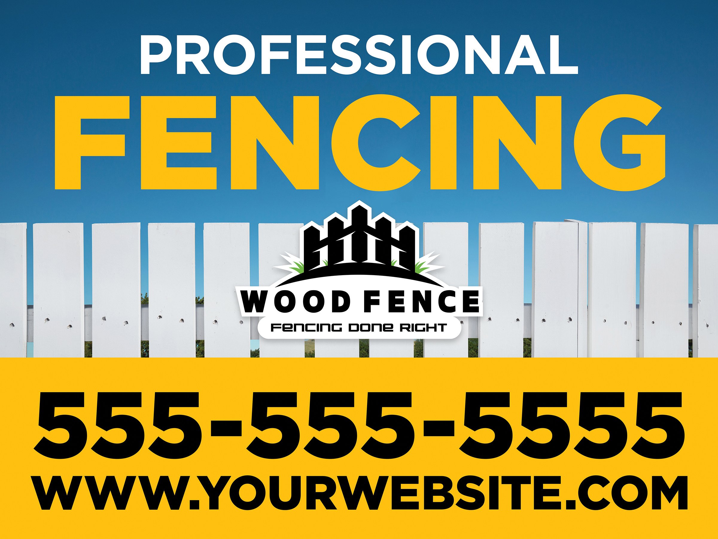 Fencing - YS Template 9 - 24x18