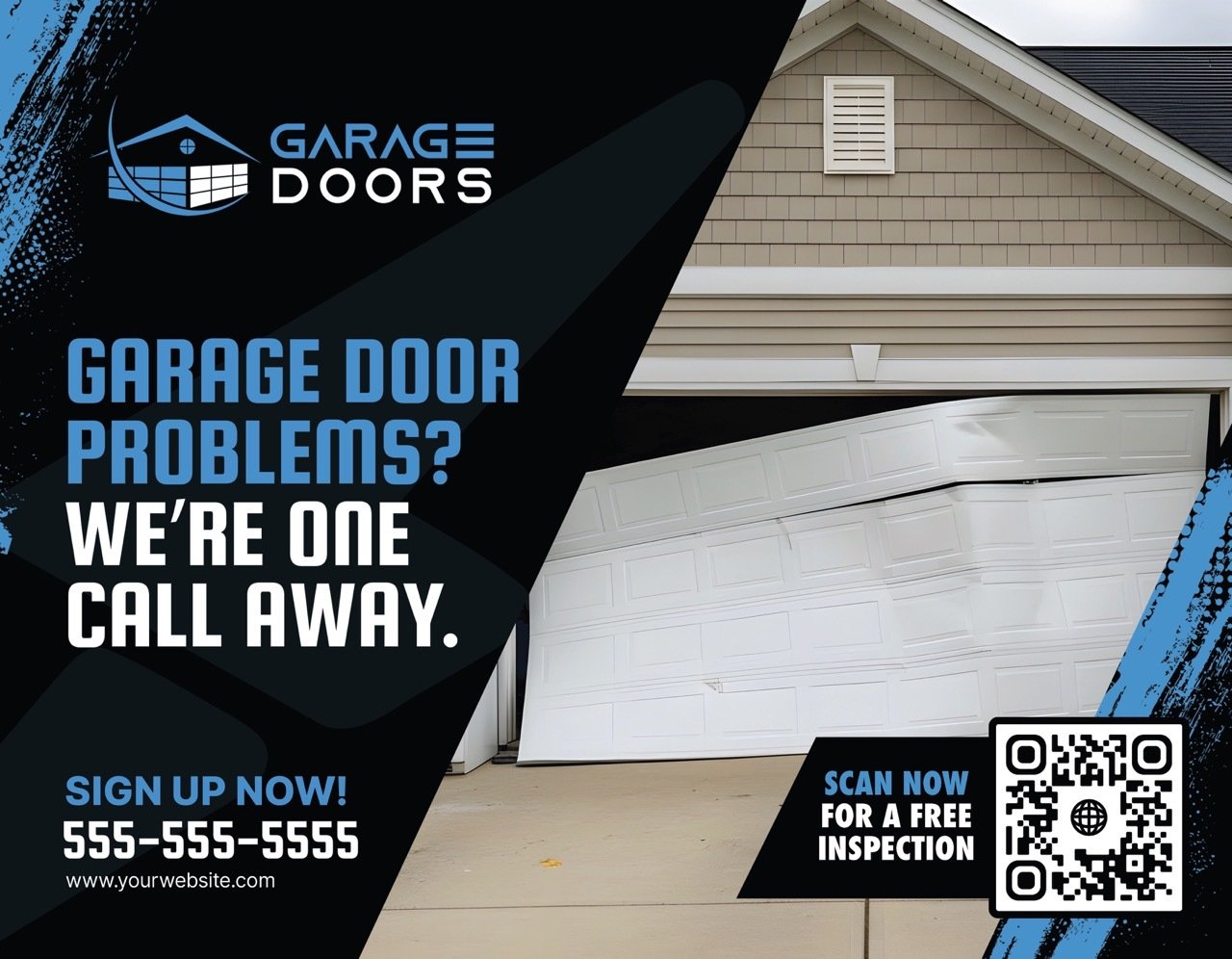 Garage Door EDDM #1-01 Large
