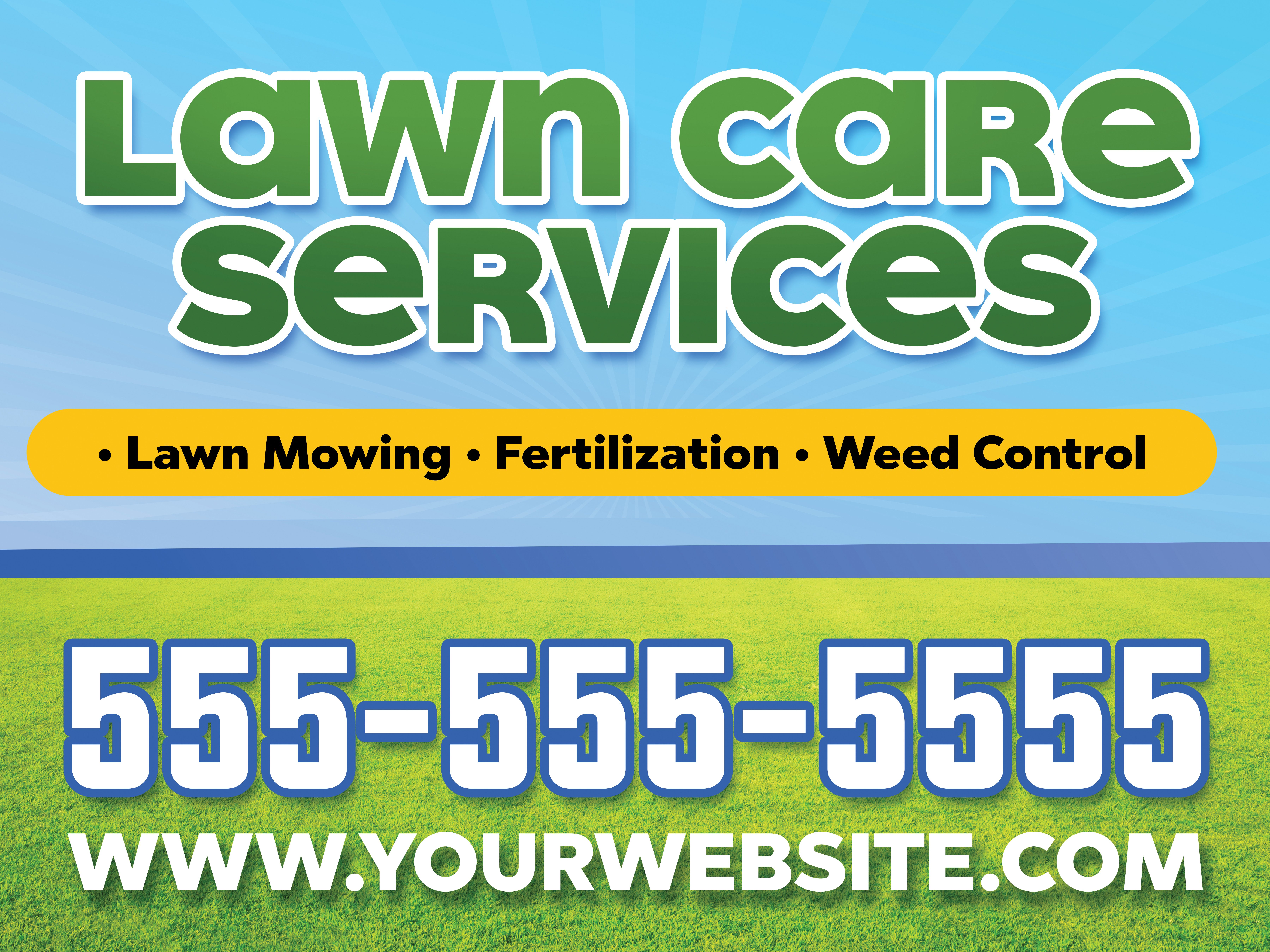 Lawn Care - YS Template - 24x18 5