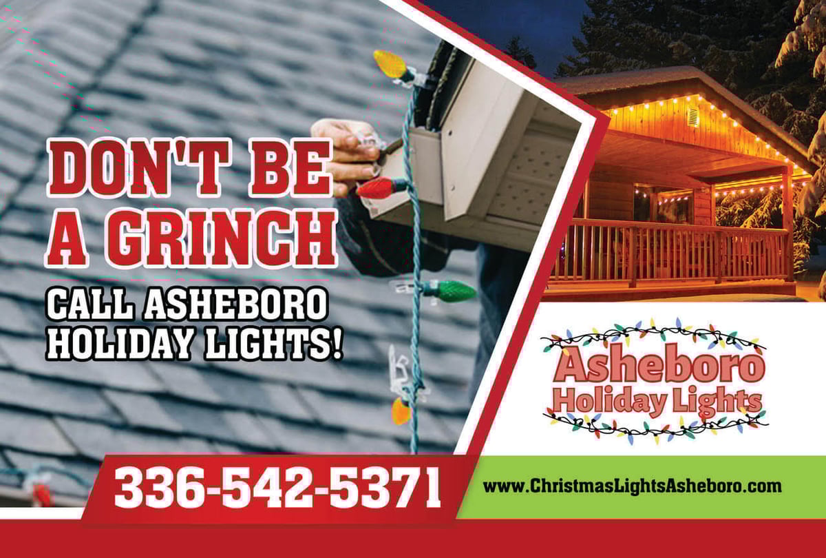 Asheboro Holiday Lights Front - Holiday Lights