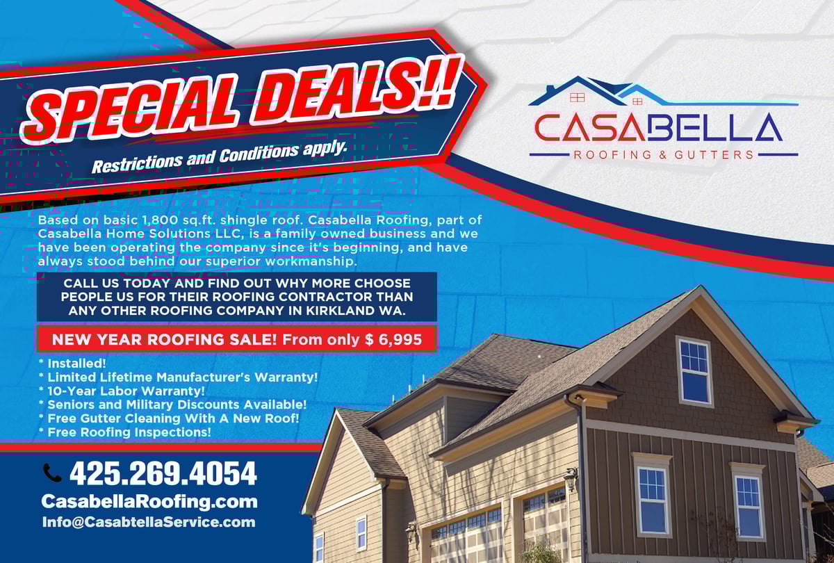CasaBella Front 2 - Roofing