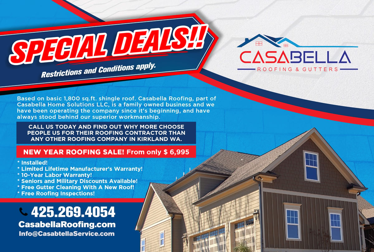CasaBella Front 2 - Roofing