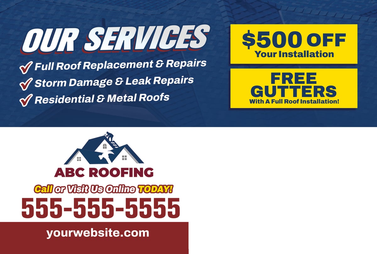 Roofing Example #11 - Back