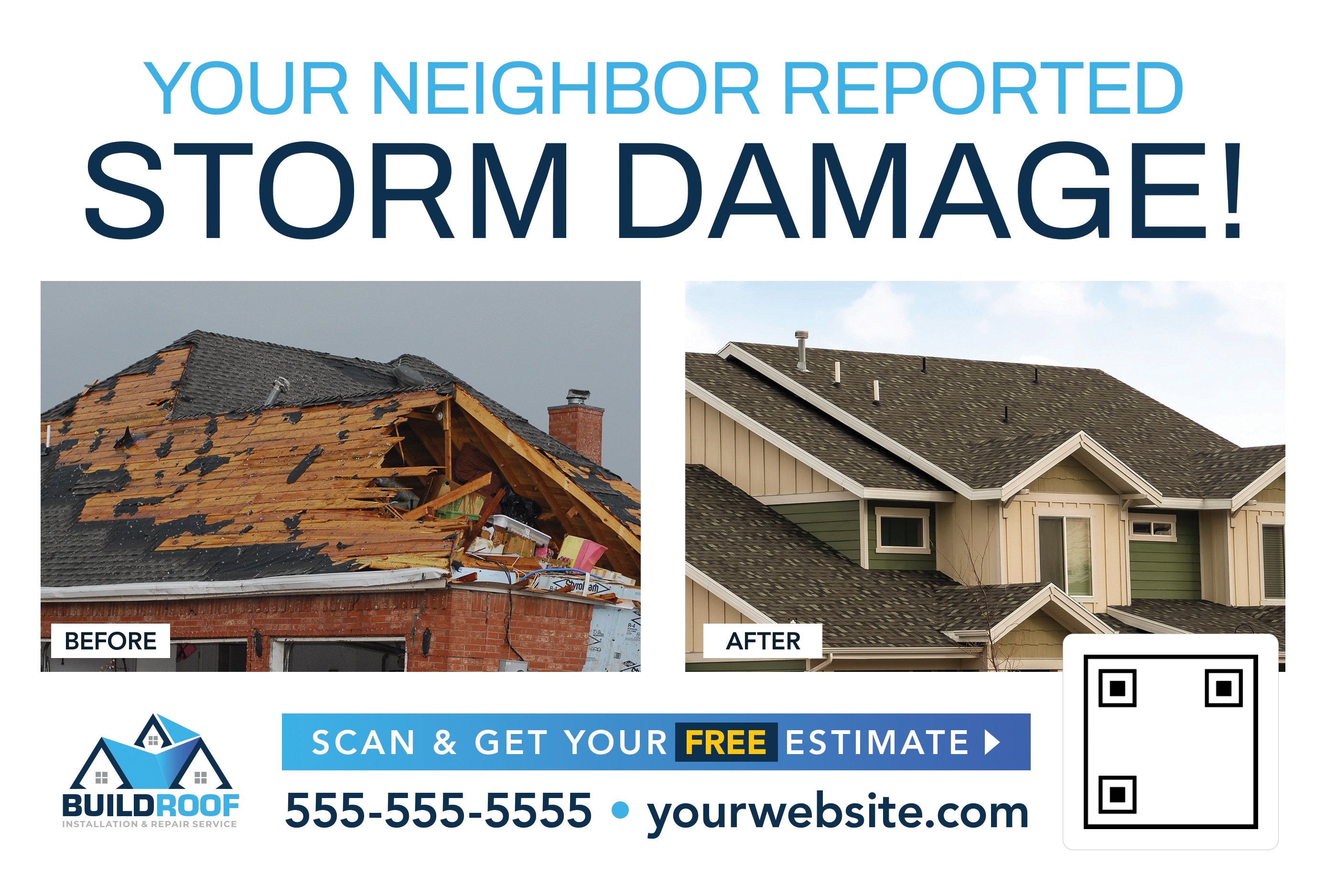 Roofing Example #13 - Front 1