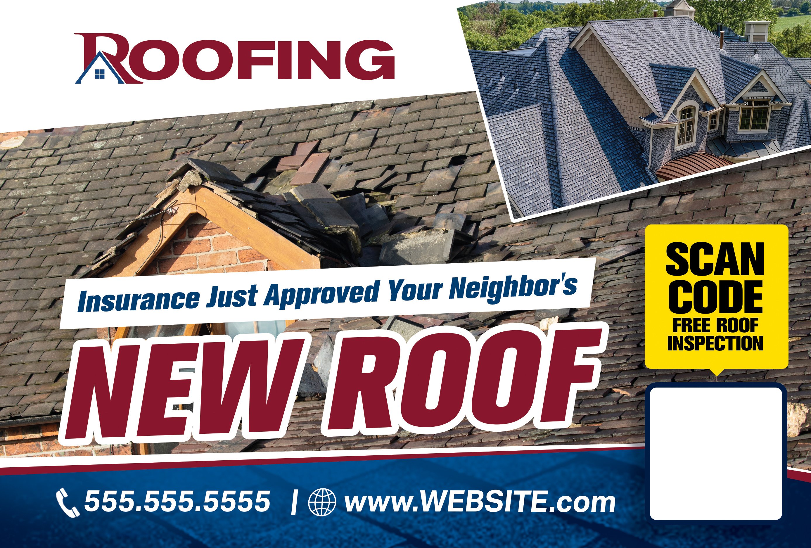 Roofing Example #9 - Front 1
