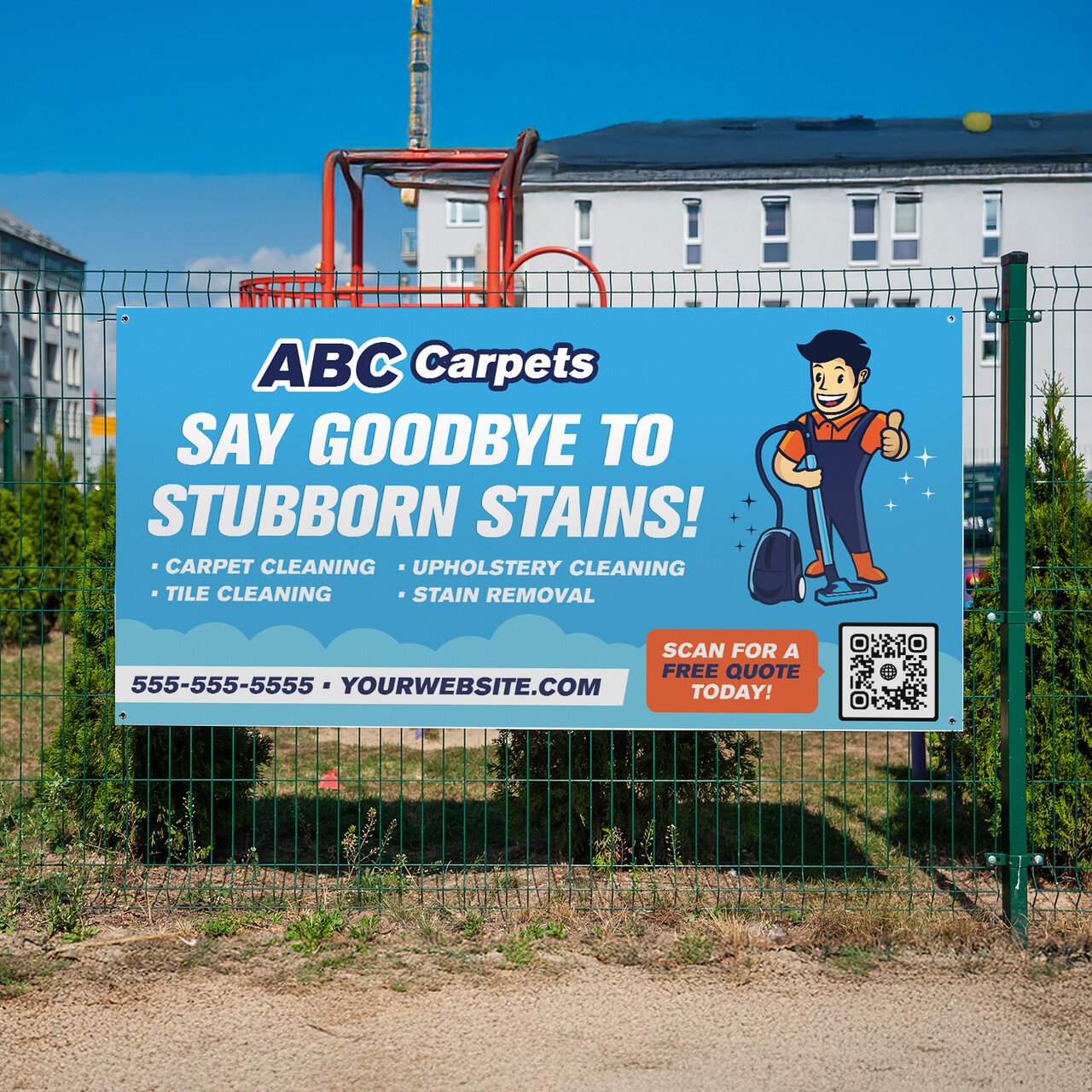 large-Banners with Grommets Mockup - 3