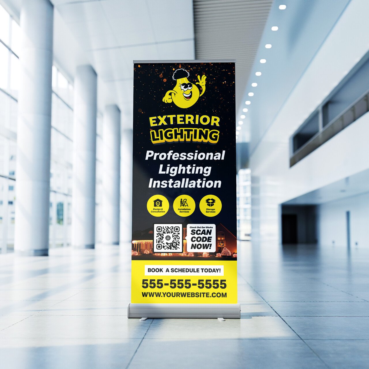 large-Retractable Banner Mockups - 3