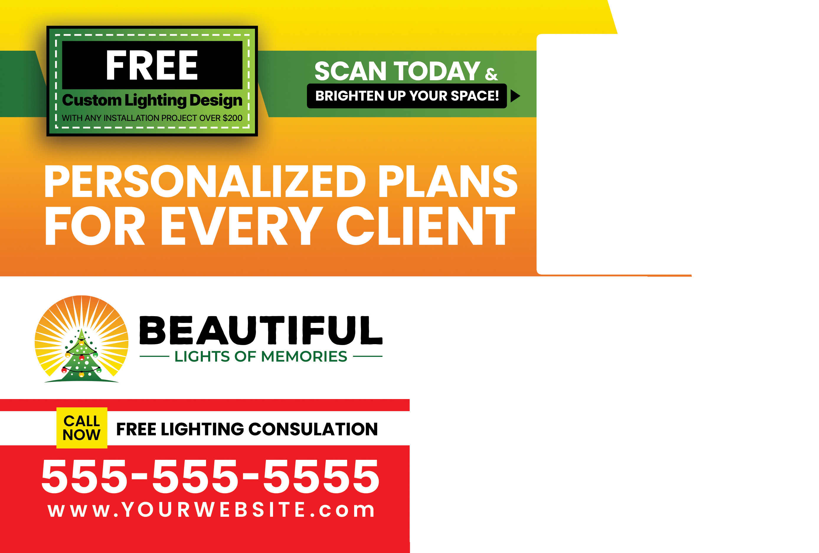 Copy of Copy of PC Template 1 - LIGHTS (HOLIDAYS) - Back-1