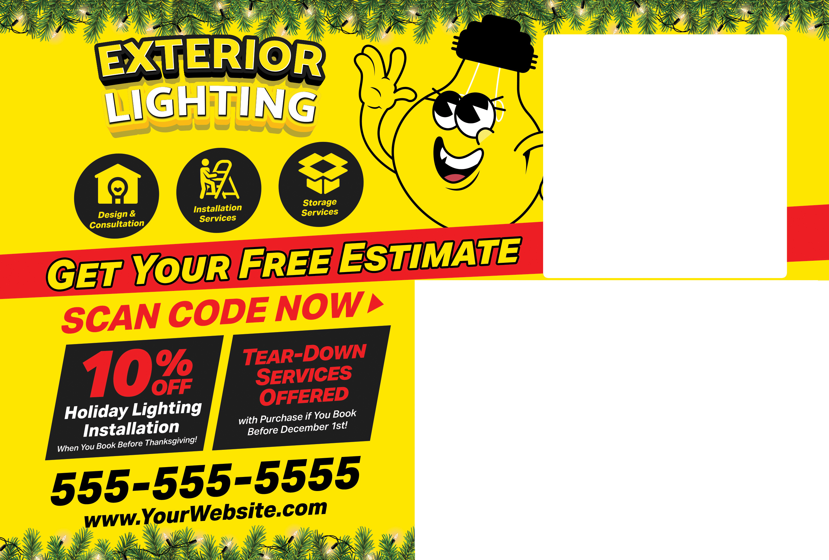 Copy of Copy of PC Template 5 - LIGHTS (HOLIDAYS) - Back