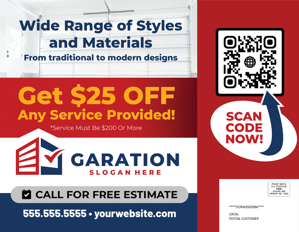 Copy of Garage Doors - EDDM 8.5x11 - Back-1