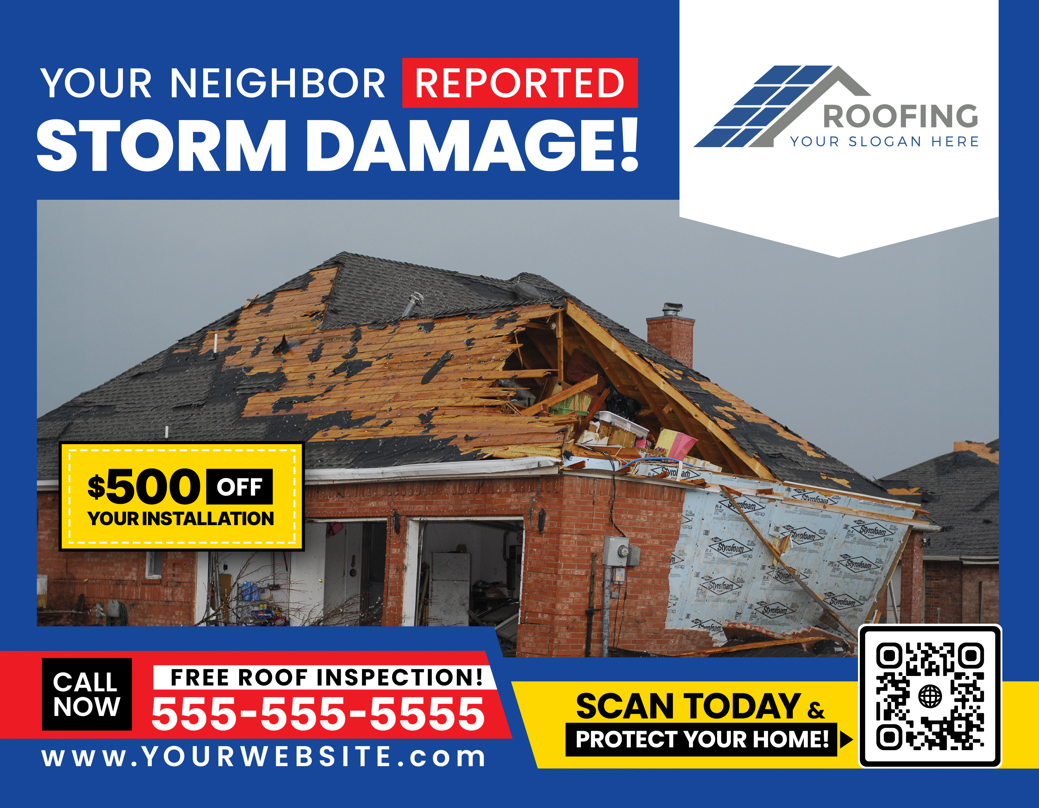 ROOFING - EDDM 8.5X11 - front