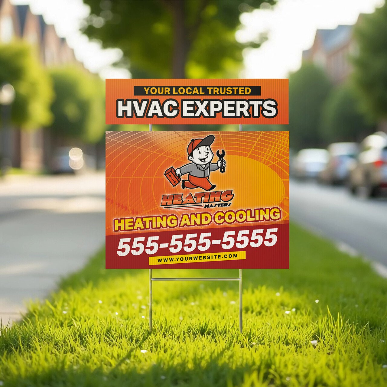 large-Rider Sign Mockup - 3